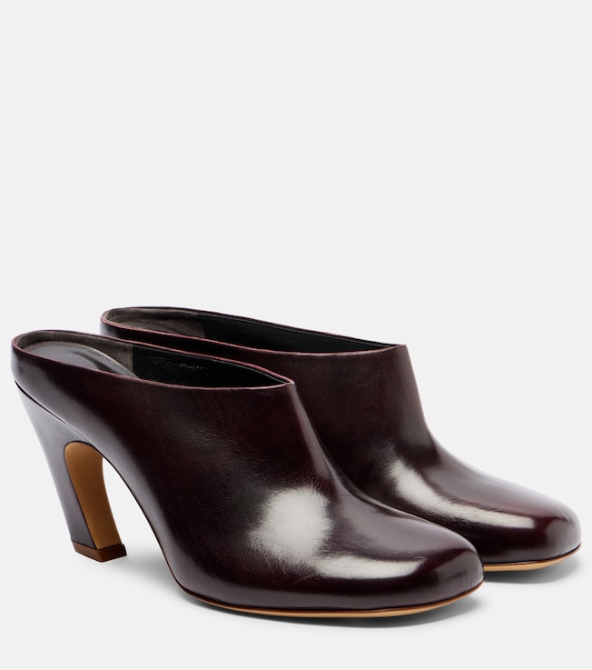 LE MONDE BERYL Mica 80 leather mules