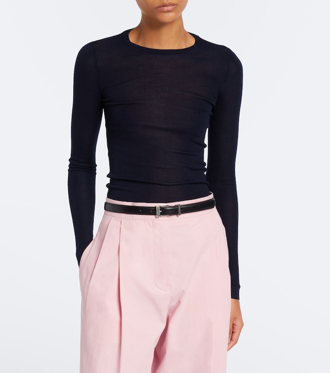 Jil Sander Ribbed-knit wool sweater