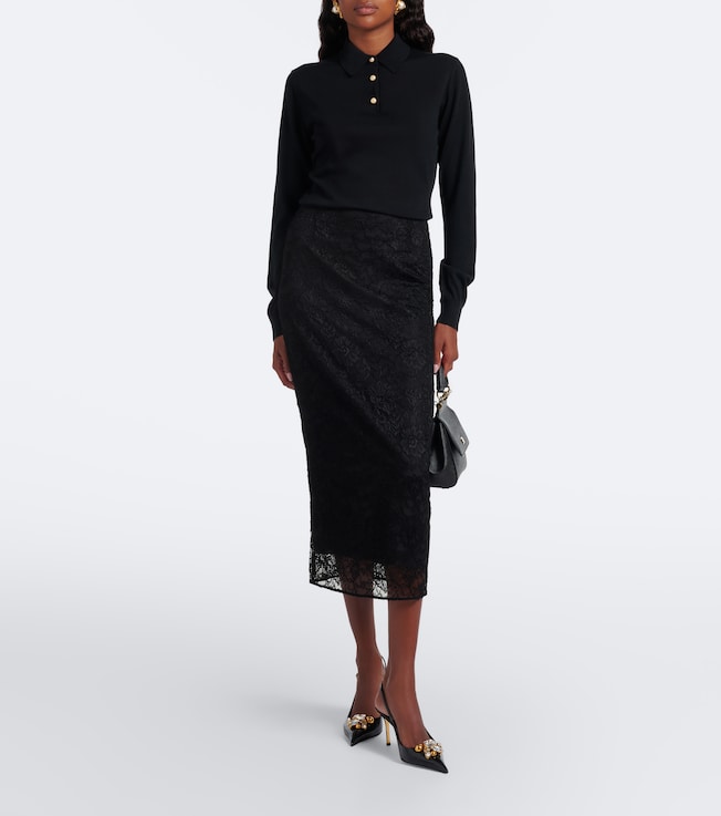 Dolce&Gabbana Lace midi skirt