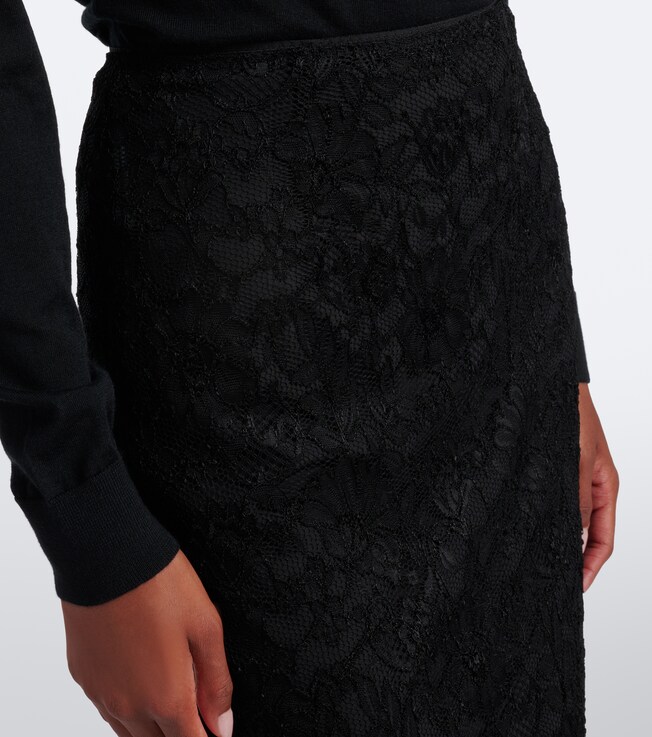 Dolce&Gabbana Dolce & Gabbana Lace midi skirt
