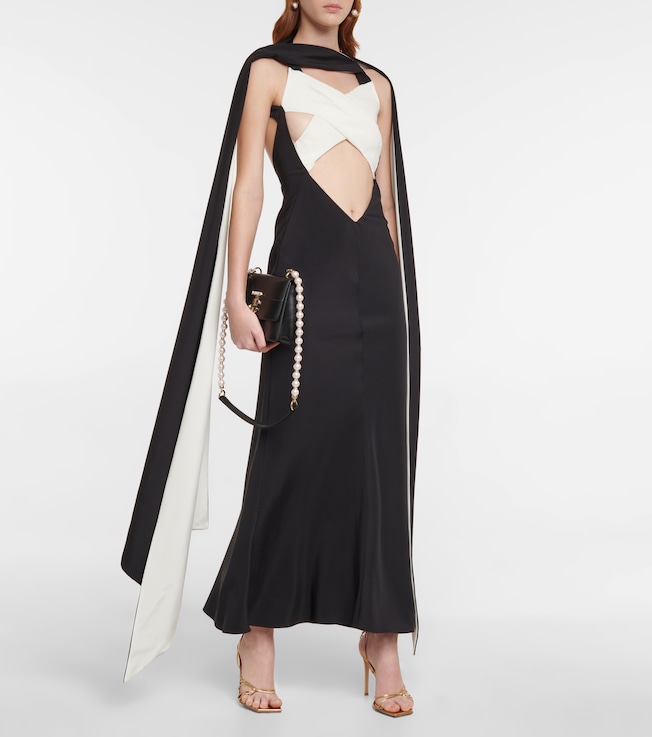 Rodarte Cutout crêpe gown