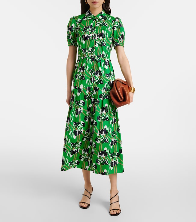 Diane von Furstenberg Jonah printed cotton maxi dress