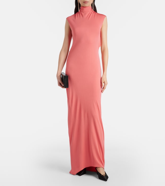 Tom Ford Asymmetric crêpe jersey gown