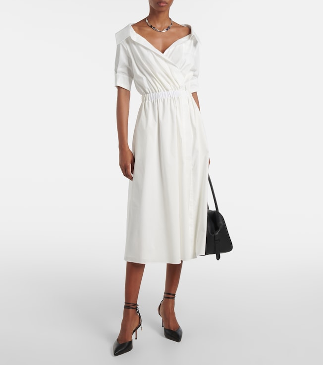 Altuzarra Lydia cotton-blend poplin shirt dress