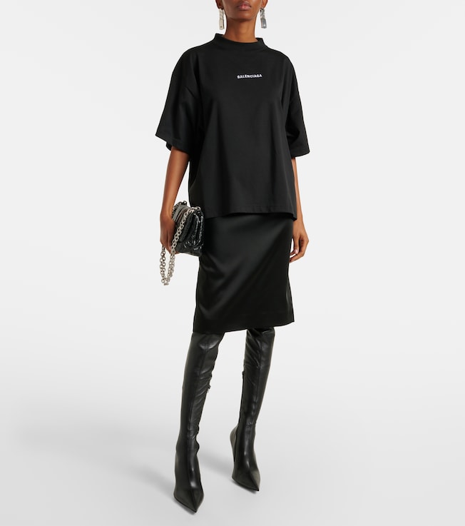Balenciaga Printed cotton jersey T-shirt