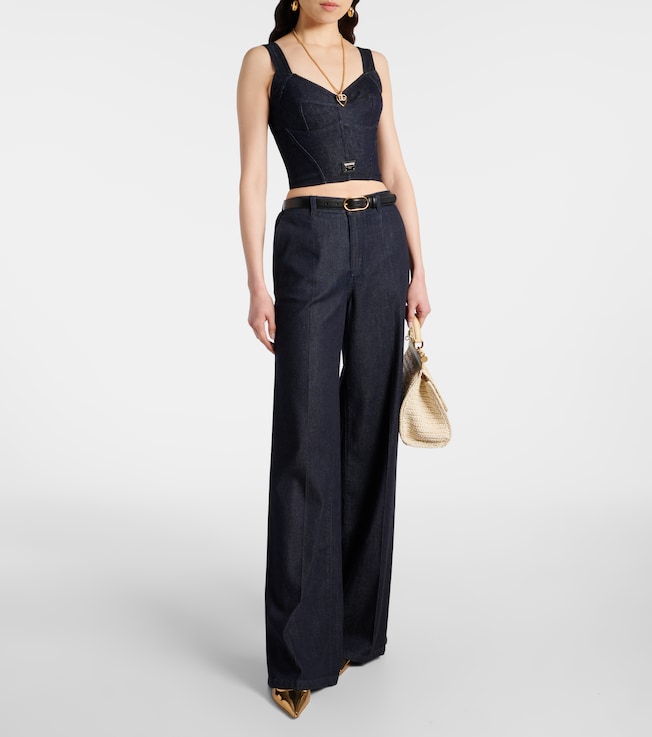 Dolce&Gabbana High-rise wide-leg jeans