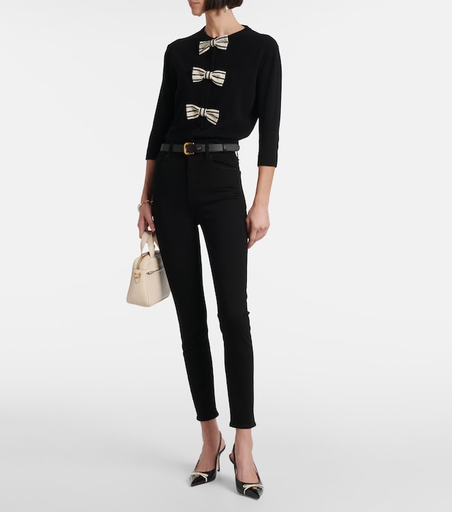 7 For All Mankind Aubrey high-rise skinny jeans