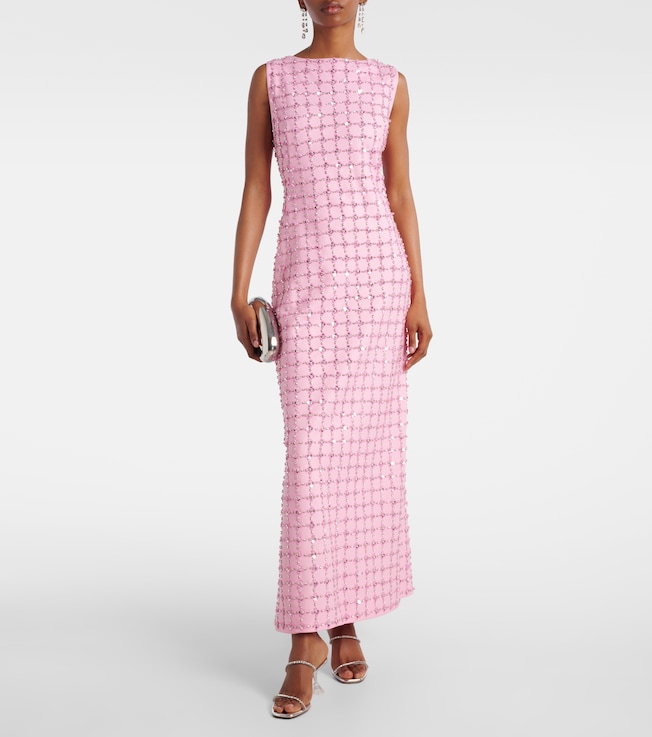 SIMKHAI Embellished maxi dress