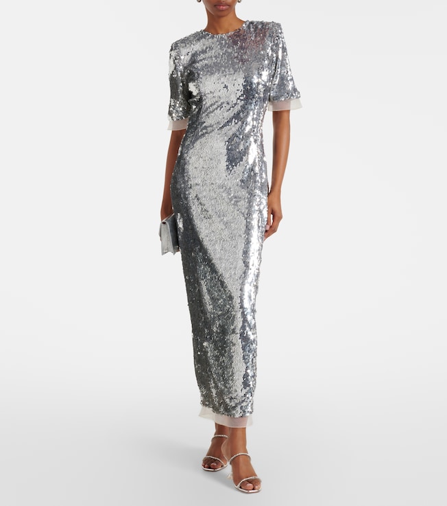 Rachel Gilbert Embellished midi dress