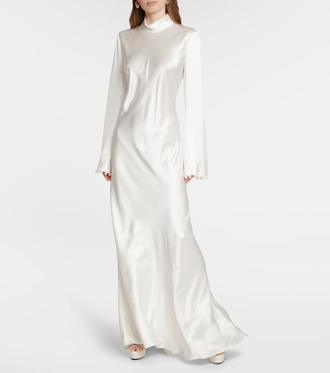 Galvan Bridal Praiano silk gown