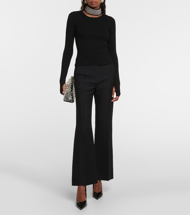 GIUSEPPE DI MORABITO Embellished wool-blend sweater