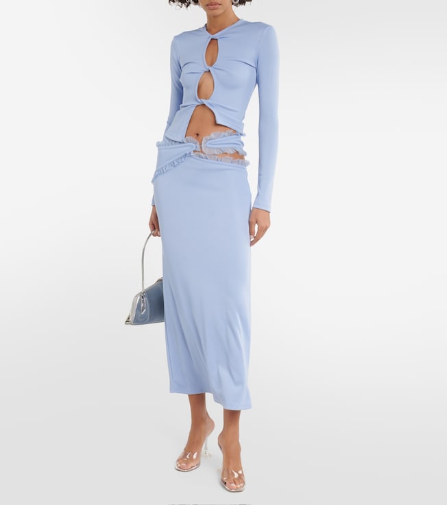 Christopher Esber Carina midi skirt