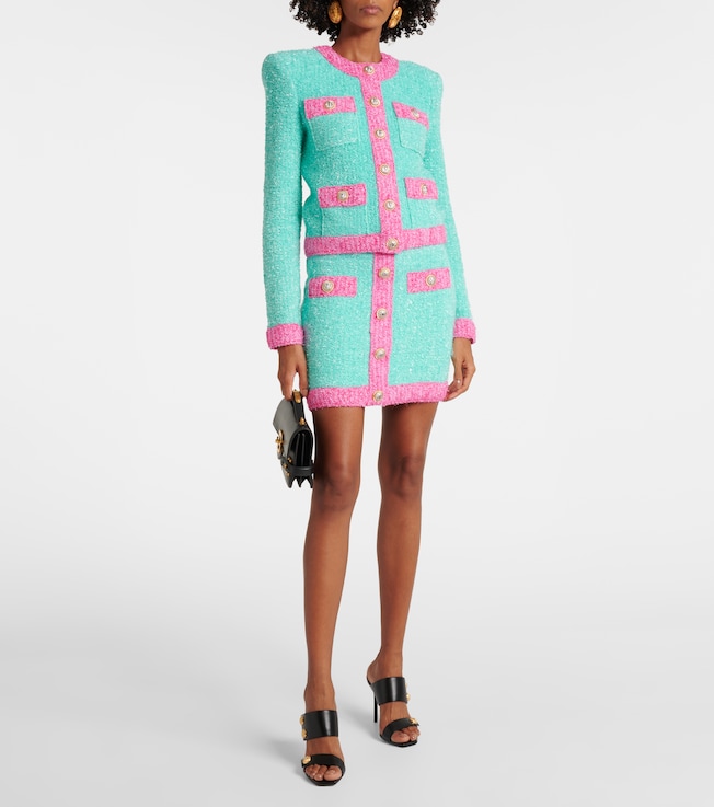 Balmain Knitted miniskirt