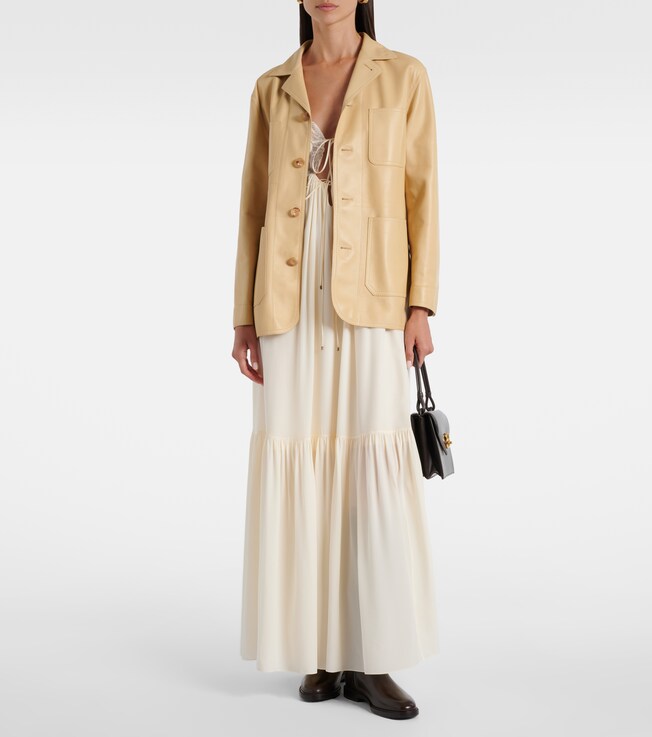 Ralph Lauren Collection Adrianna leather jacket