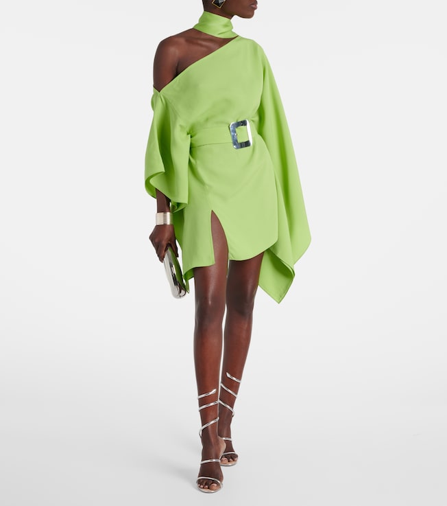 Taller Marmo Taylor one-shoulder belted kaftan
