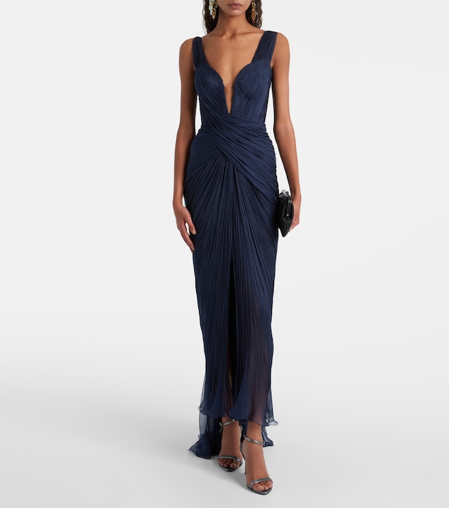 Maria Lucia Hohan Corinna draped silk gown