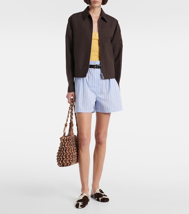 Prada Mohair and wool blouson
