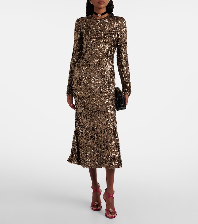 Dolce&Gabbana Sequined midi dress