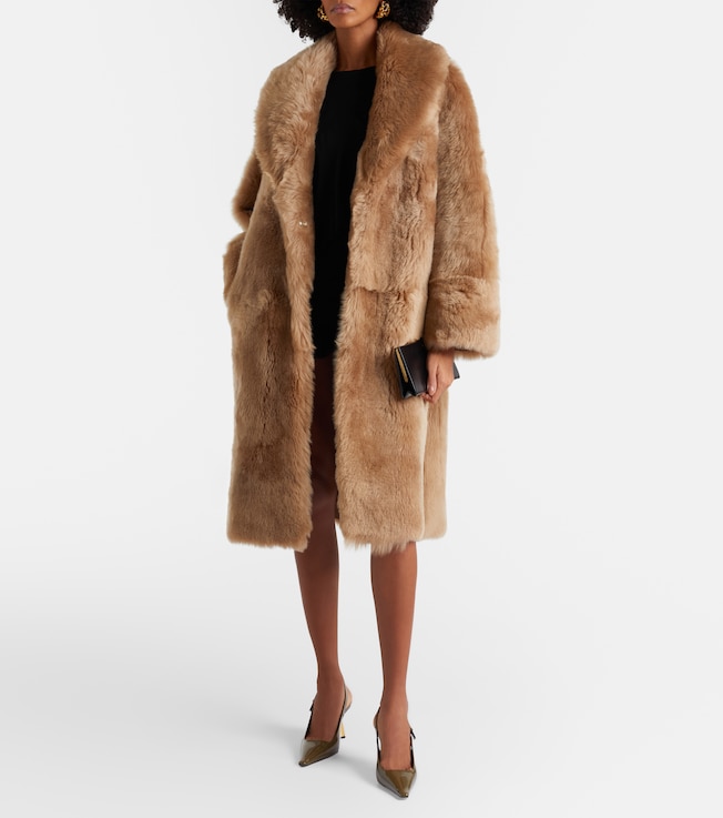 NOUR HAMMOUR Anaïs shearling coat