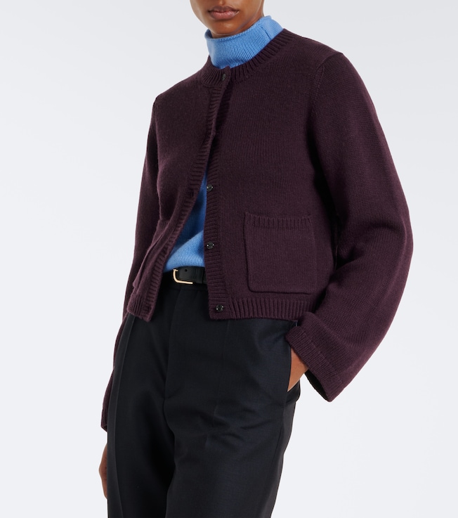 Jardin des Orangers Virgin wool and cashmere cardigan