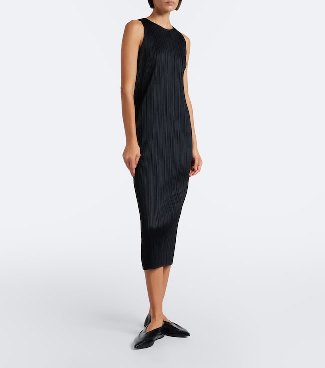 PLEATS PLEASE ISSEY MIYAKE Basics pleated midi dress