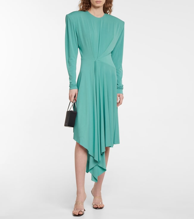 Alexandre Vauthier Draped jersey midi dress