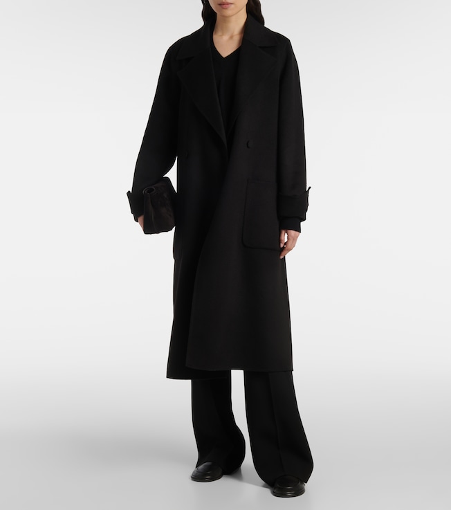 JOSEPH Arline wool and cashmere wrap coat