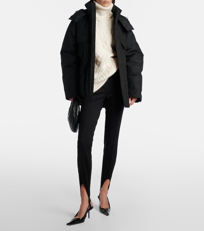 Saint Laurent Jersey stirrup leggings