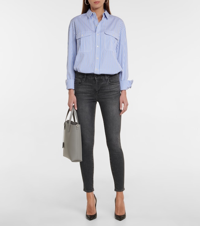 AG Jeans Farrah Skinny Ankle mid-rise jeans