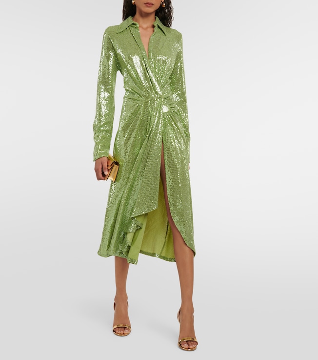 dodo bar or jennifer sequin dress Dodo Bar Or - Joelle sequined gathered midi dress