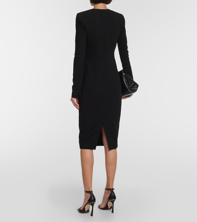 Victoria Beckham Victoria Beckham Wool crepe midi dress