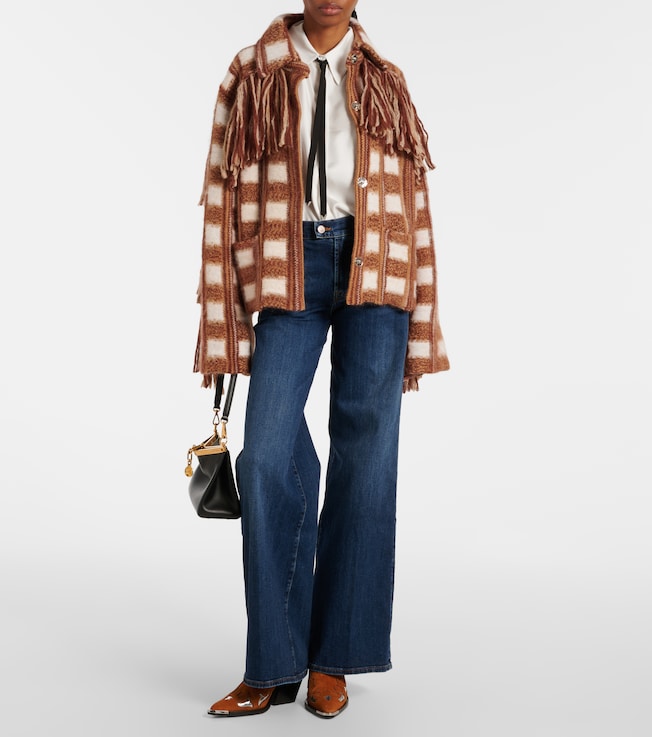 7 For All Mankind Lotta Rebel high-rise wide-leg jeans