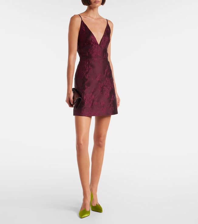  Vero embroidered minidress