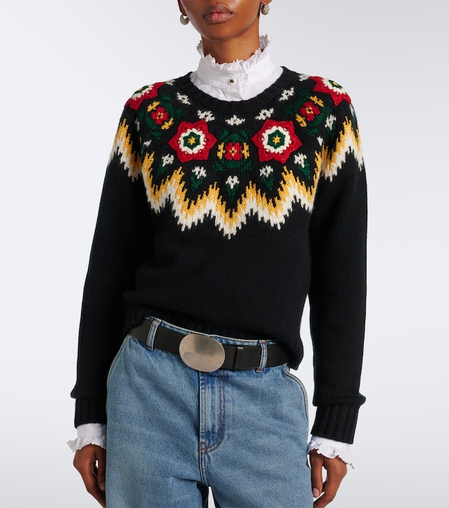 Polo Ralph Lauren Polo Ralph Lauren Crochet wool and cotton sweater