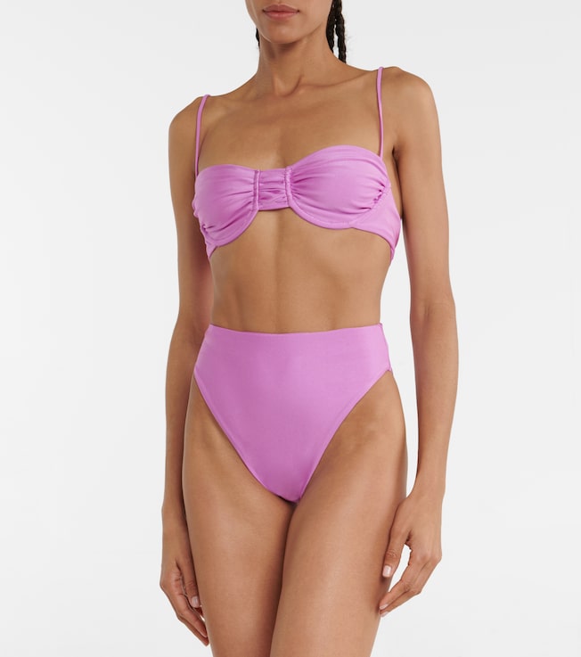 Jade Swim Incline high-rise bikini bottoms