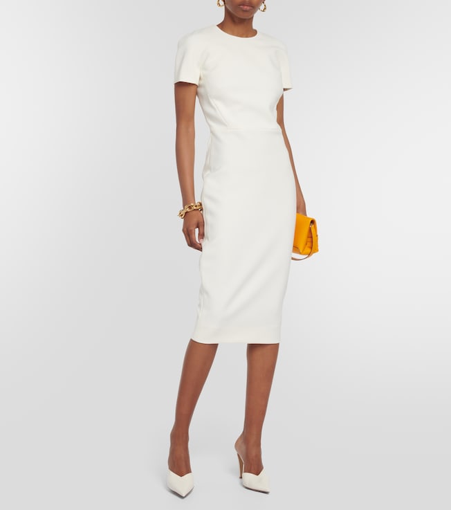 Victoria Beckham Crêpe midi dress