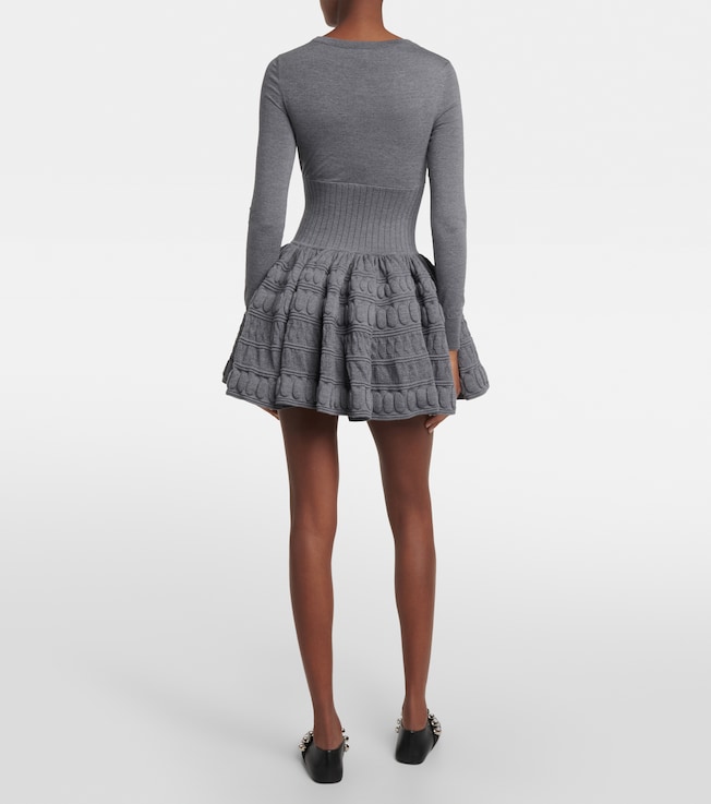 Alaïa Alaïa Wool-blend minidress
