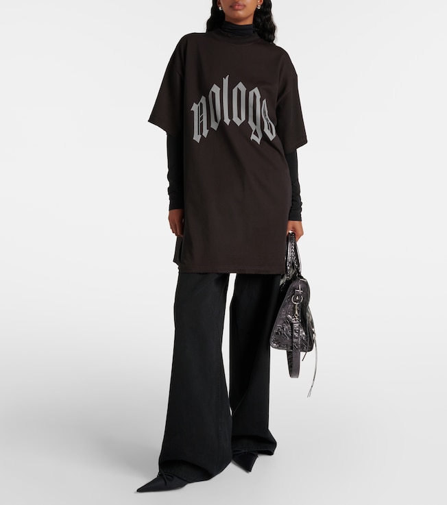 Balenciaga Printed cotton jersey T-shirt