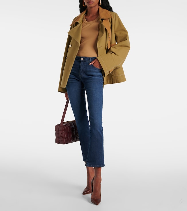 AG Jeans Jodi Crop high-rise flared jeans