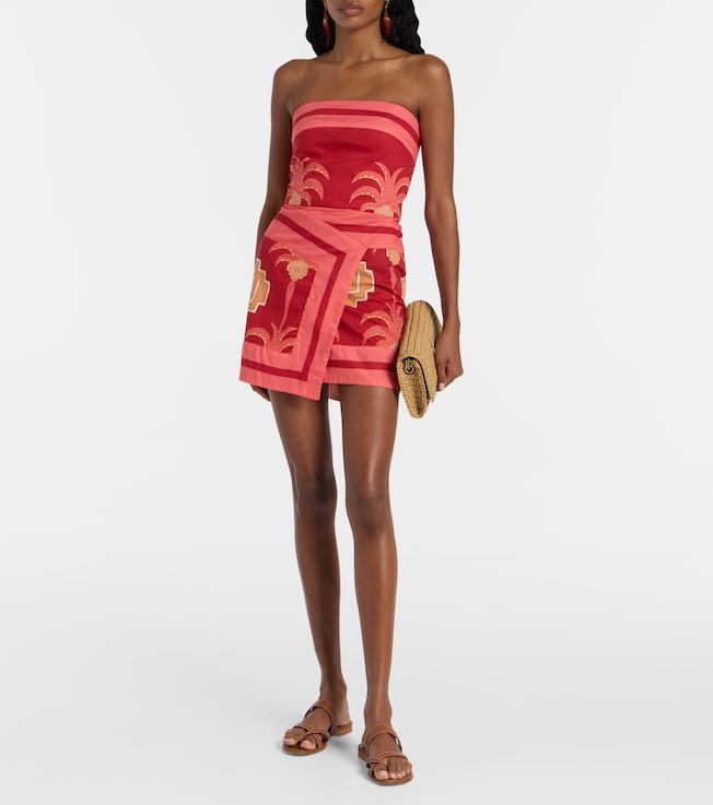 Johanna Ortiz Raiz printed cotton minidress