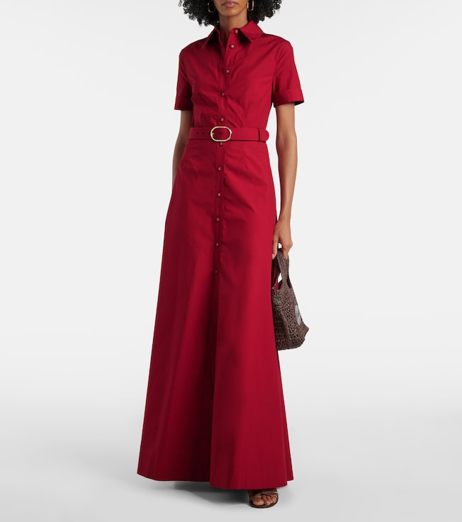 Roland Mouret Cotton poplin shirt dress