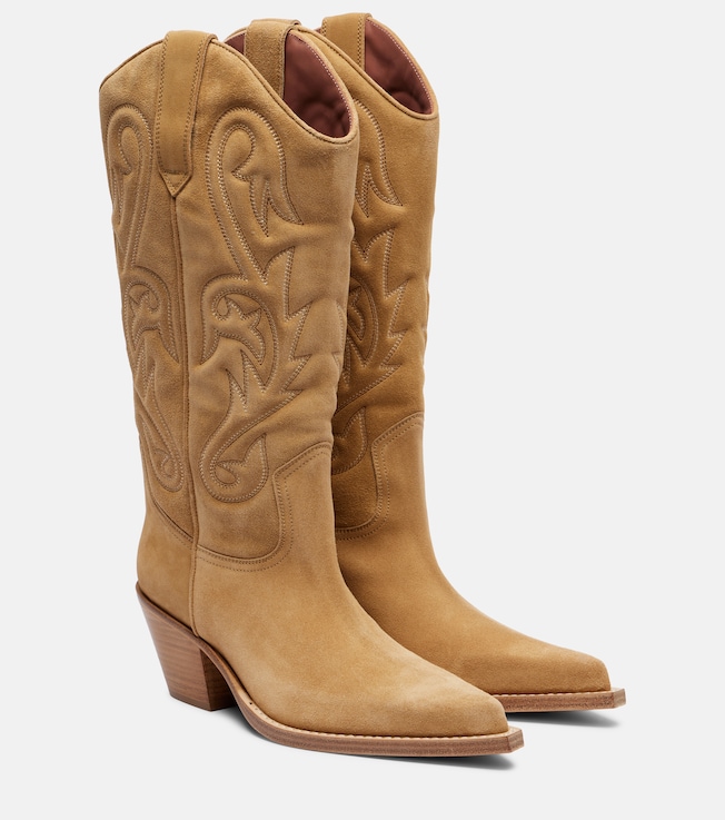 Paris Texas Dakota suede cowboy boots