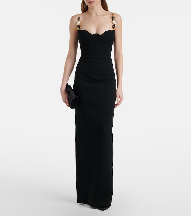 Rachel Gilbert Riccardo embellished gown