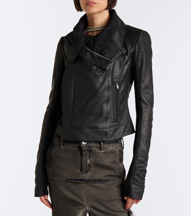 Rick Owens Leather biker jacket