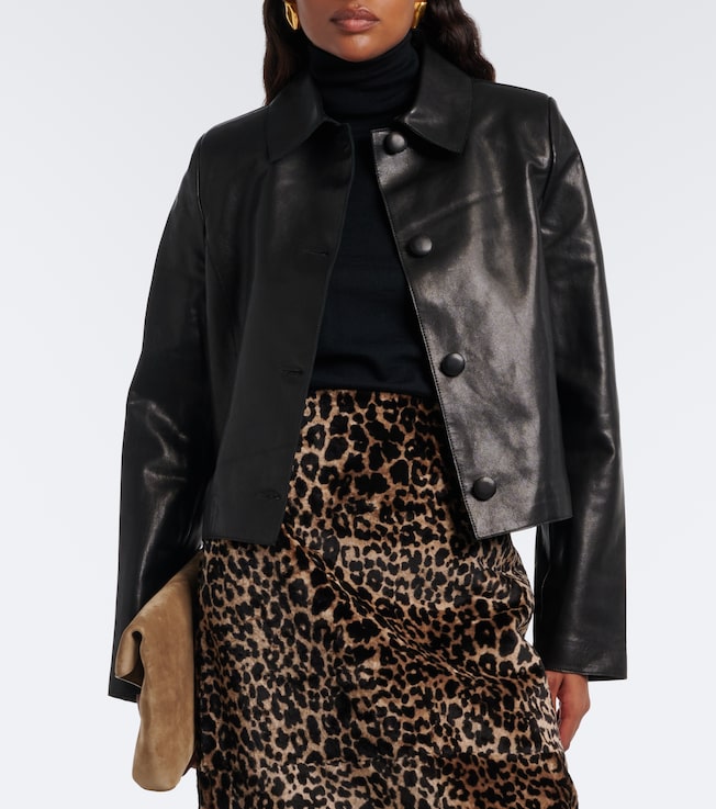 NOUR HAMMOUR Nour Hammour Hadley leather jacket