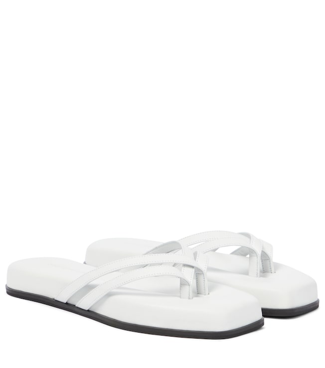 Christopher Esber Leather thong sandals