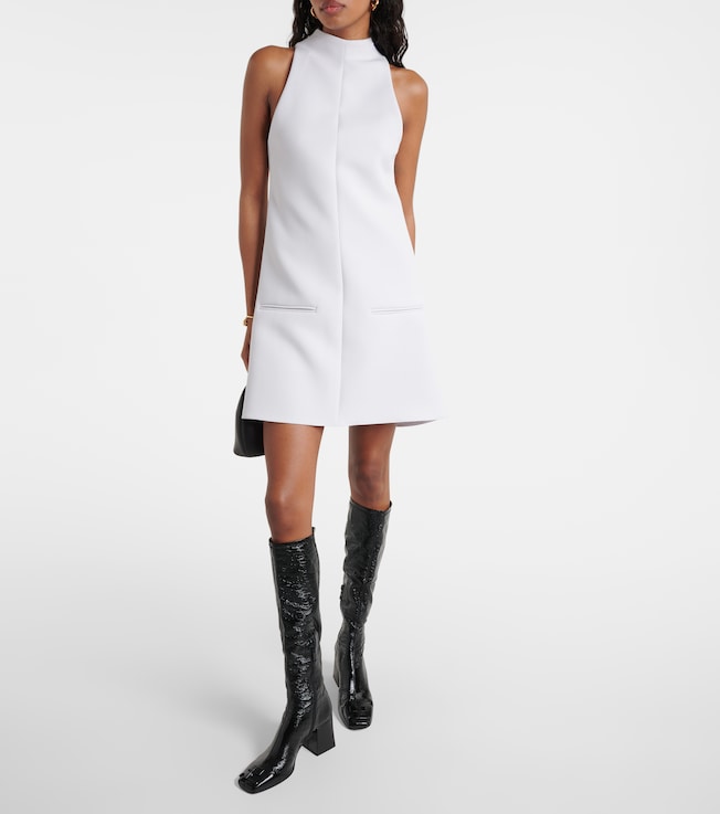 Courrèges Heritage logo minidress
