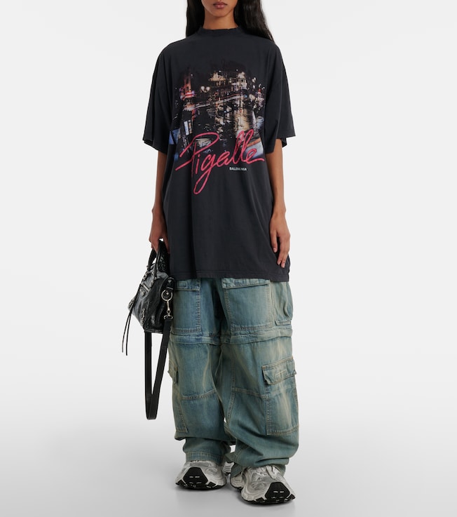 Balenciaga Pigalle oversized printed T-shirt