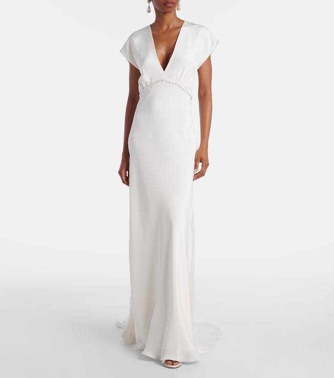 Max Mara Burano silk gown