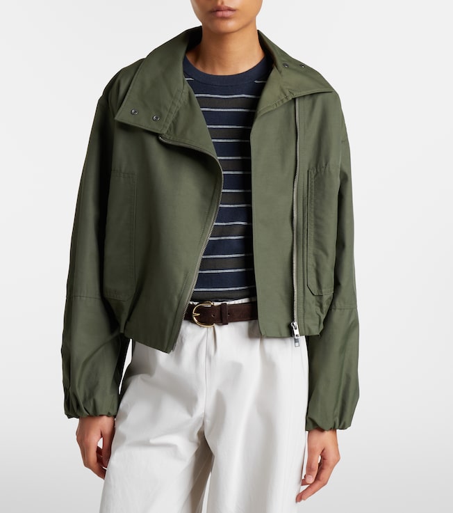 Vince Cotton-blend jacket